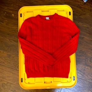 Red sweater